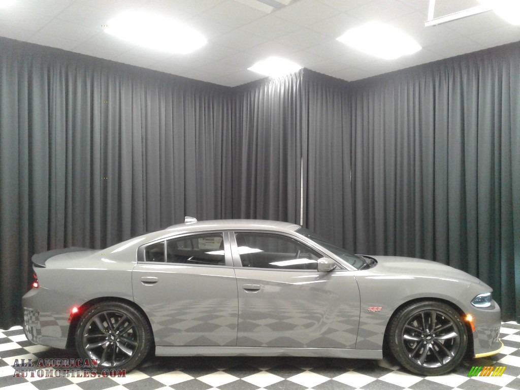 2019 Charger R/T Scat Pack - Destroyer Gray / Black photo #5