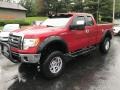 Ford F150 XLT SuperCab 4x4 Red Candy Metallic photo #2