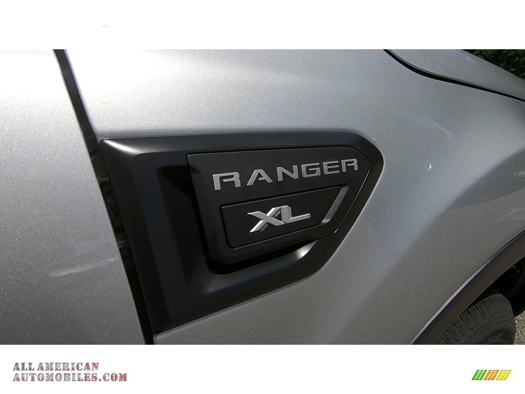 2019 Ranger XL SuperCab 4x4 - Ingot Silver Metallic / Ebony photo #25