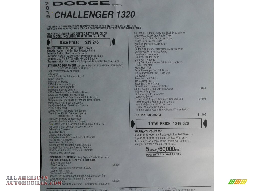 2019 Challenger 1320 - Indigo Blue / Black photo #35