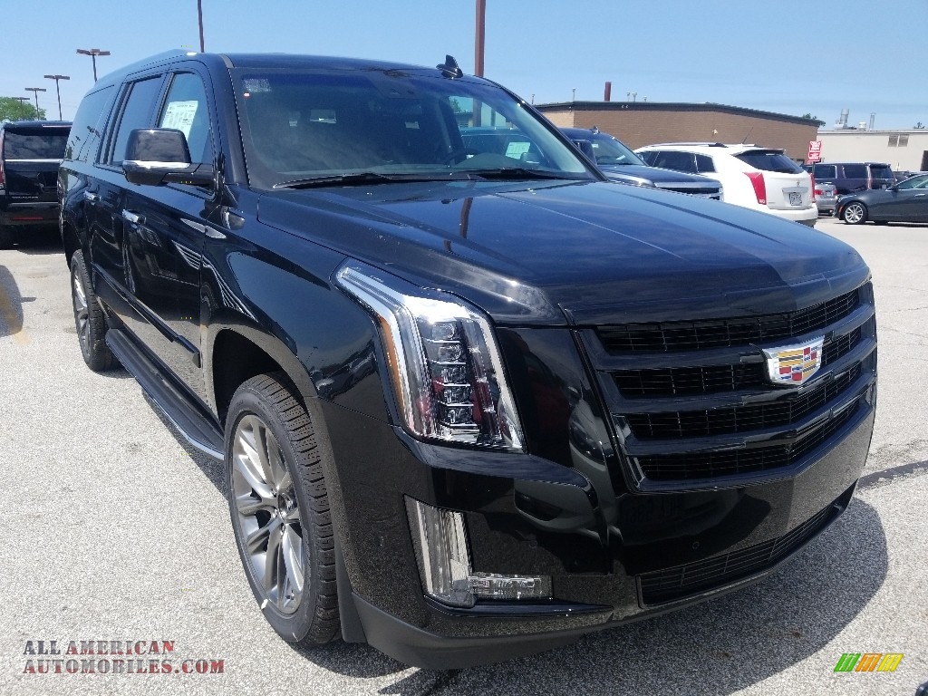 Black Raven / Jet Black Cadillac Escalade ESV Luxury 4WD