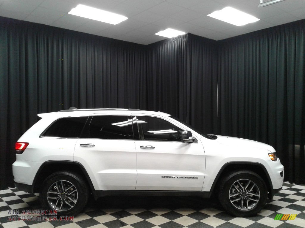 2019 Grand Cherokee Limited 4x4 - Bright White / Light Frost Beige/Black photo #5