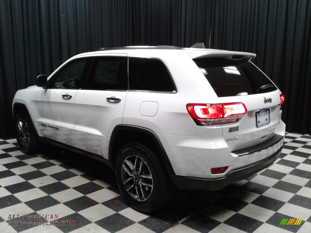2019 Grand Cherokee Limited 4x4 - Bright White / Light Frost Beige/Black photo #8