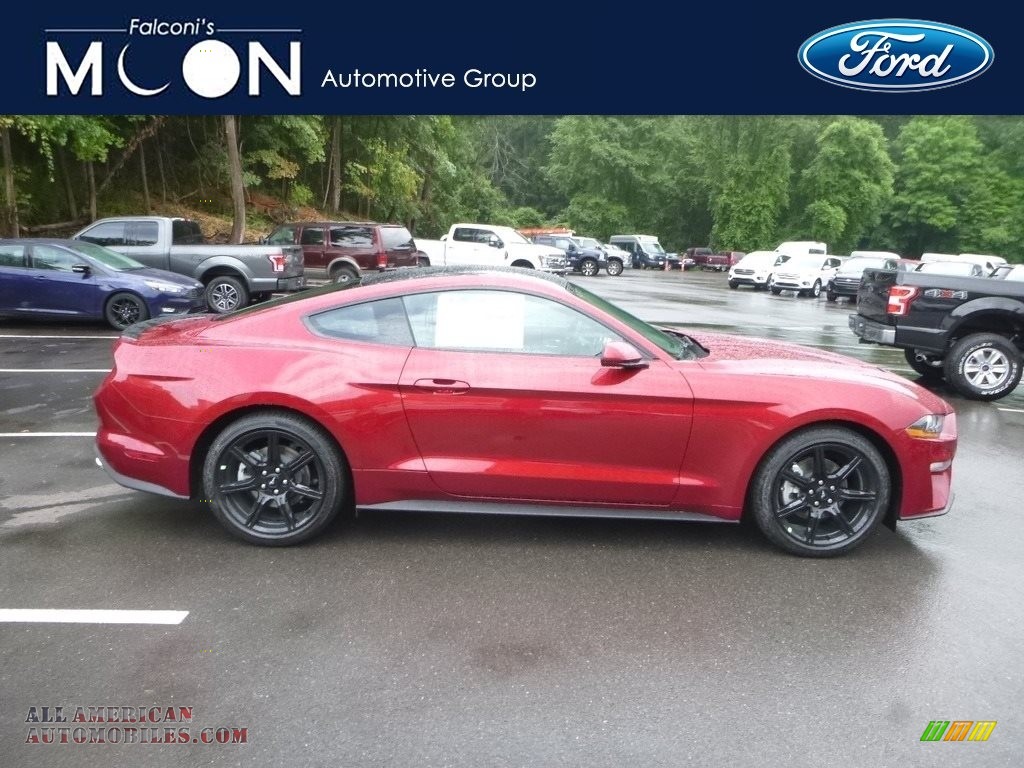 Ruby Red / Ebony Ford Mustang EcoBoost Fastback