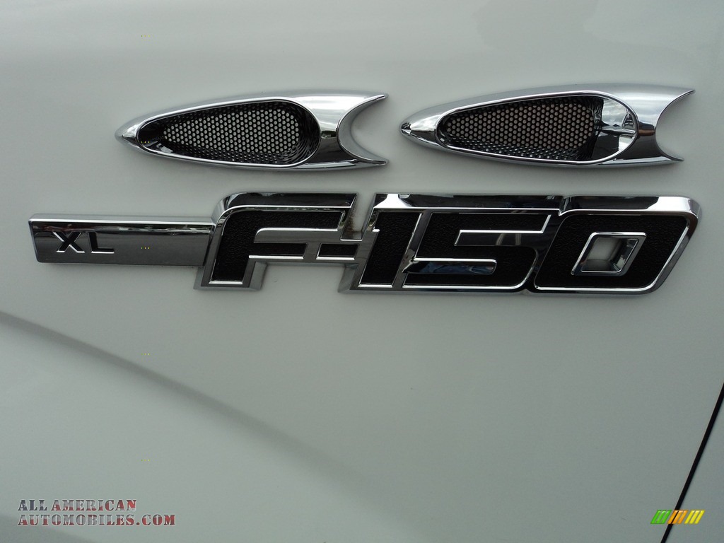 2013 F150 XL Regular Cab 4x4 - Oxford White / Steel Gray photo #22