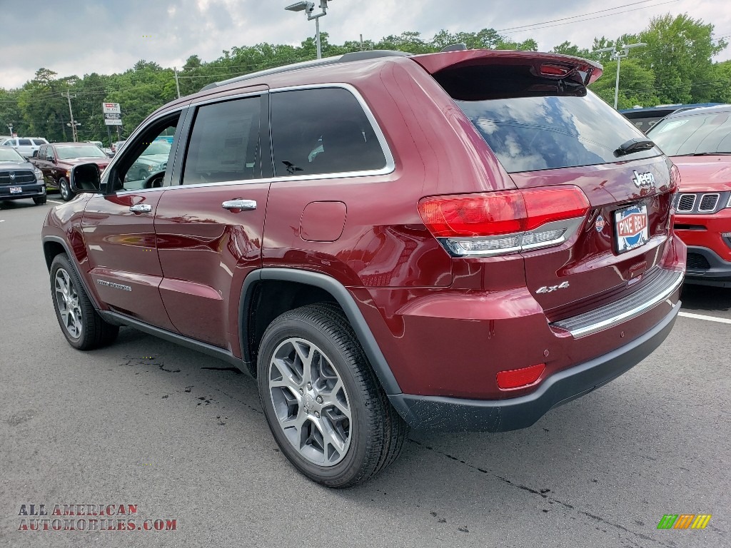 2019 Grand Cherokee Limited 4x4 - Velvet Red Pearl / Black photo #4