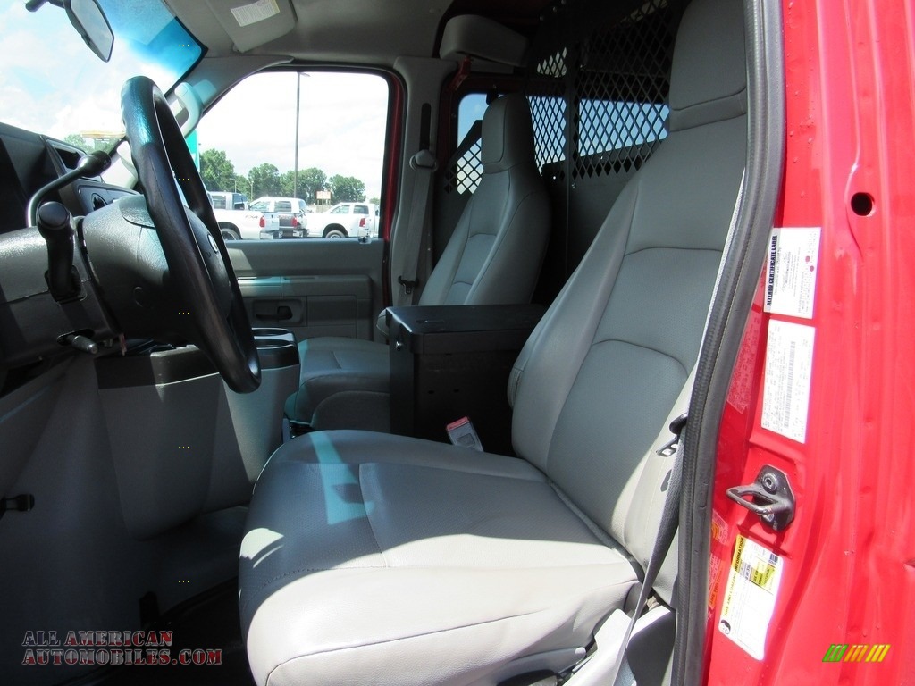 2013 E Series Van E250 Cargo - Vermillion Red / Medium Flint photo #24