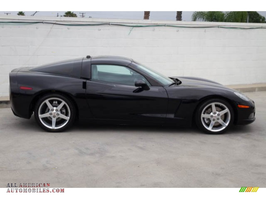 2005 Corvette Coupe - Black / Steel Grey photo #12