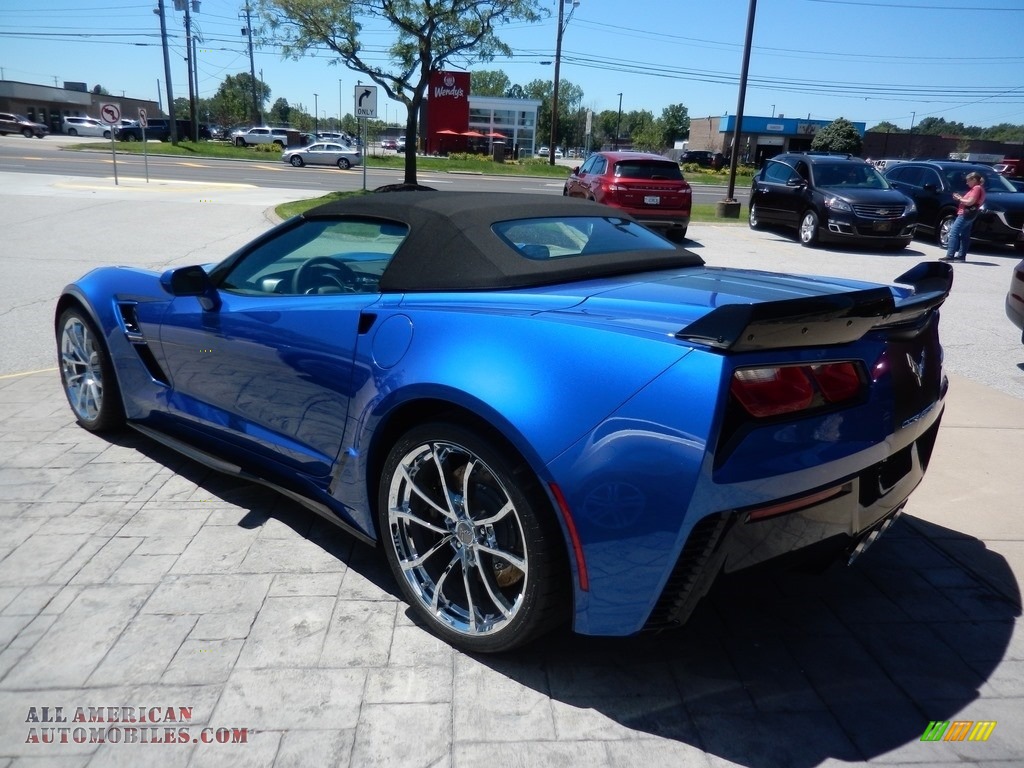 2019 Corvette Grand Sport Convertible - Elkhart Lake Blue Metallic / Gray photo #5