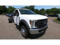 Ford F550 Super Duty XL Regular Cab 4x4 Chassis White photo #1
