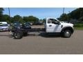 Ford F550 Super Duty XL Regular Cab 4x4 Chassis White photo #8
