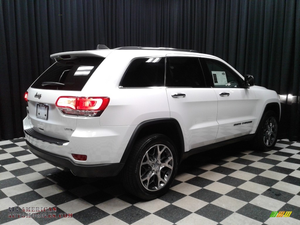 2019 Grand Cherokee Limited 4x4 - Bright White / Light Frost Beige/Black photo #6