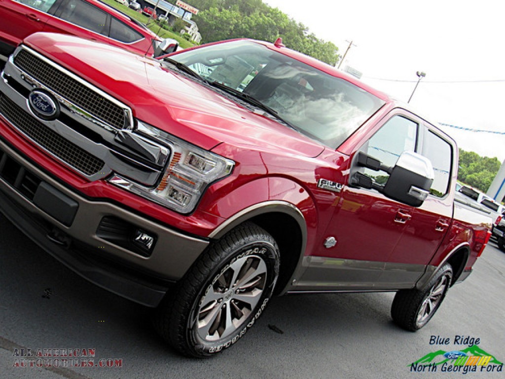 2019 F150 King Ranch SuperCrew 4x4 - Ruby Red / King Ranch Kingsville/Java photo #35