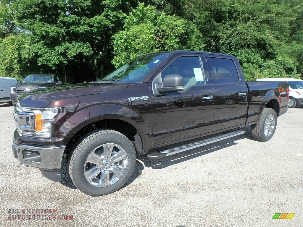 2019 F150 XLT Sport SuperCrew 4x4 - Magma Red / Earth Gray photo #6