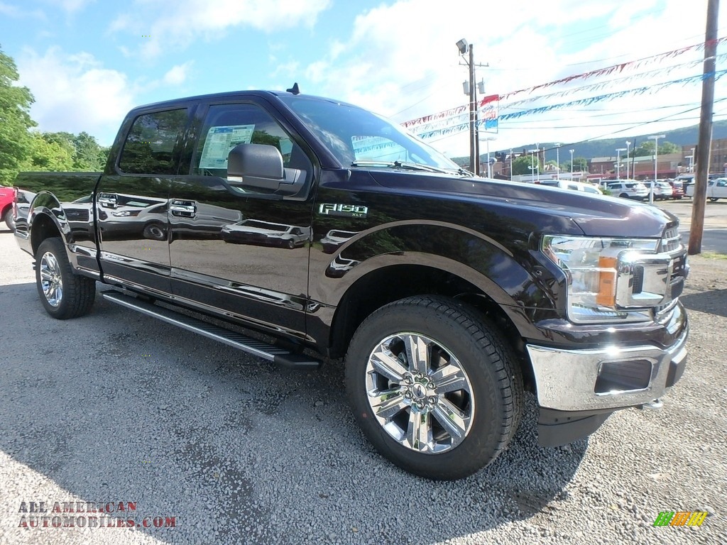 2019 F150 XLT Sport SuperCrew 4x4 - Magma Red / Earth Gray photo #8