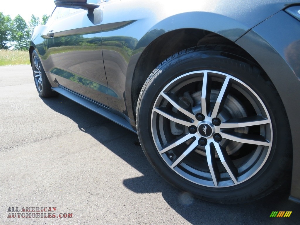2016 Mustang EcoBoost Premium Coupe - Magnetic Metallic / Ebony photo #5