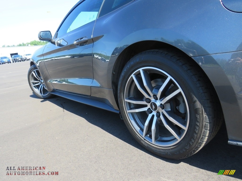 2016 Mustang EcoBoost Premium Coupe - Magnetic Metallic / Ebony photo #10