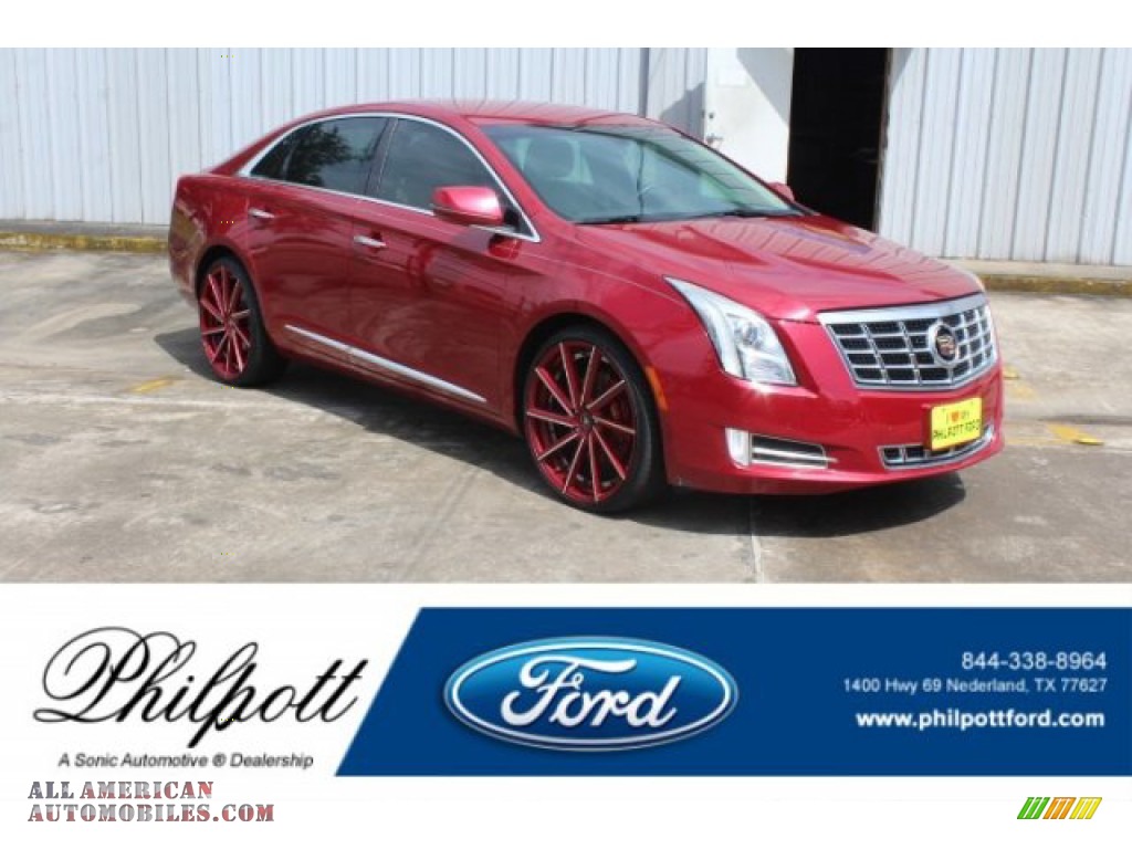 Crystal Red Tintcoat / Shale/Cocoa Cadillac XTS Luxury FWD