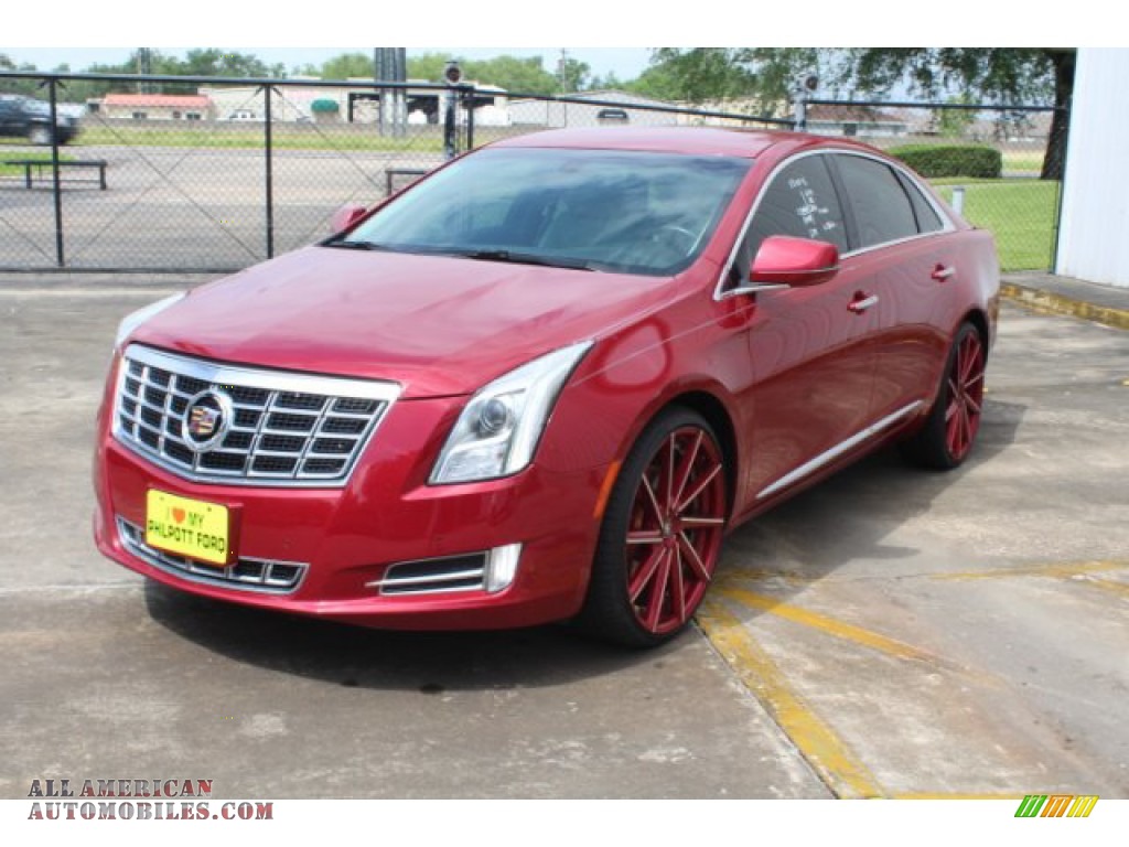 2013 XTS Luxury FWD - Crystal Red Tintcoat / Shale/Cocoa photo #4