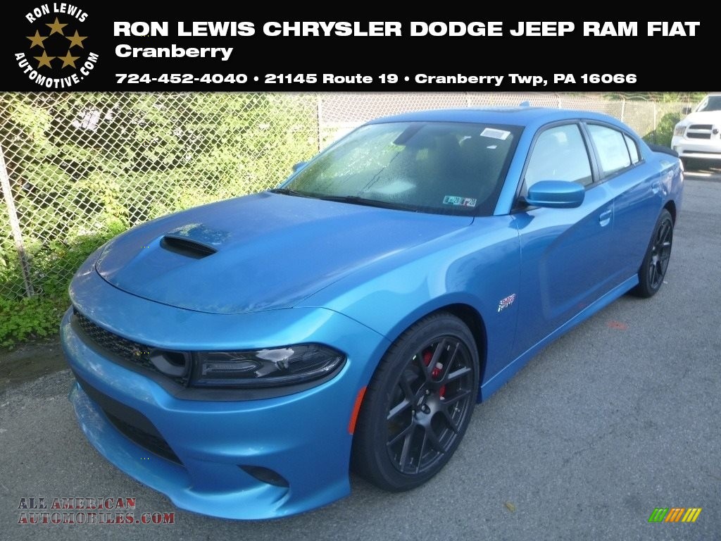 2019 Charger R/T Scat Pack - B5 Blue Pearl / Black photo #1