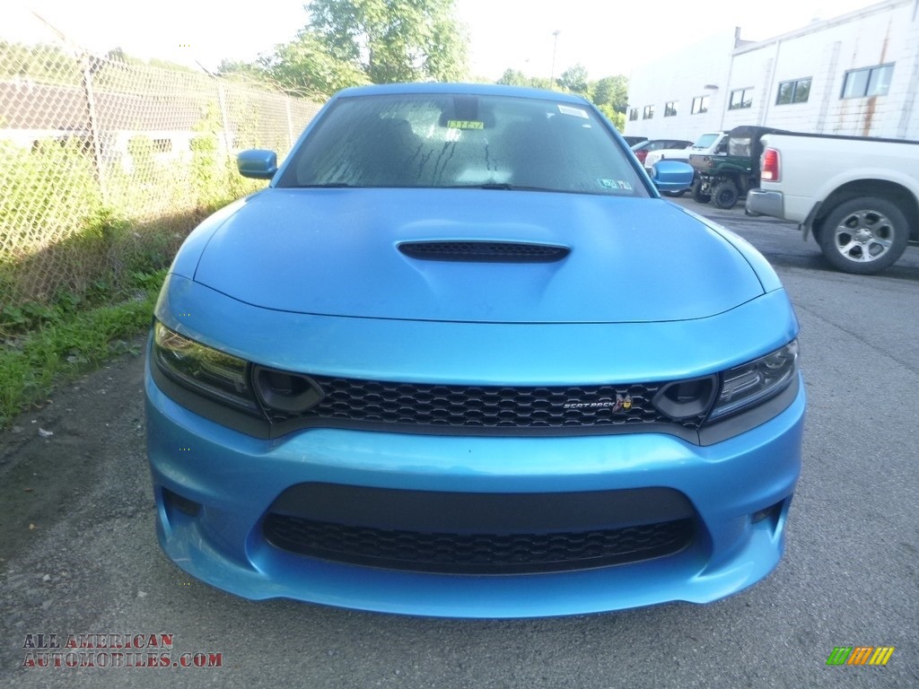 2019 Charger R/T Scat Pack - B5 Blue Pearl / Black photo #3