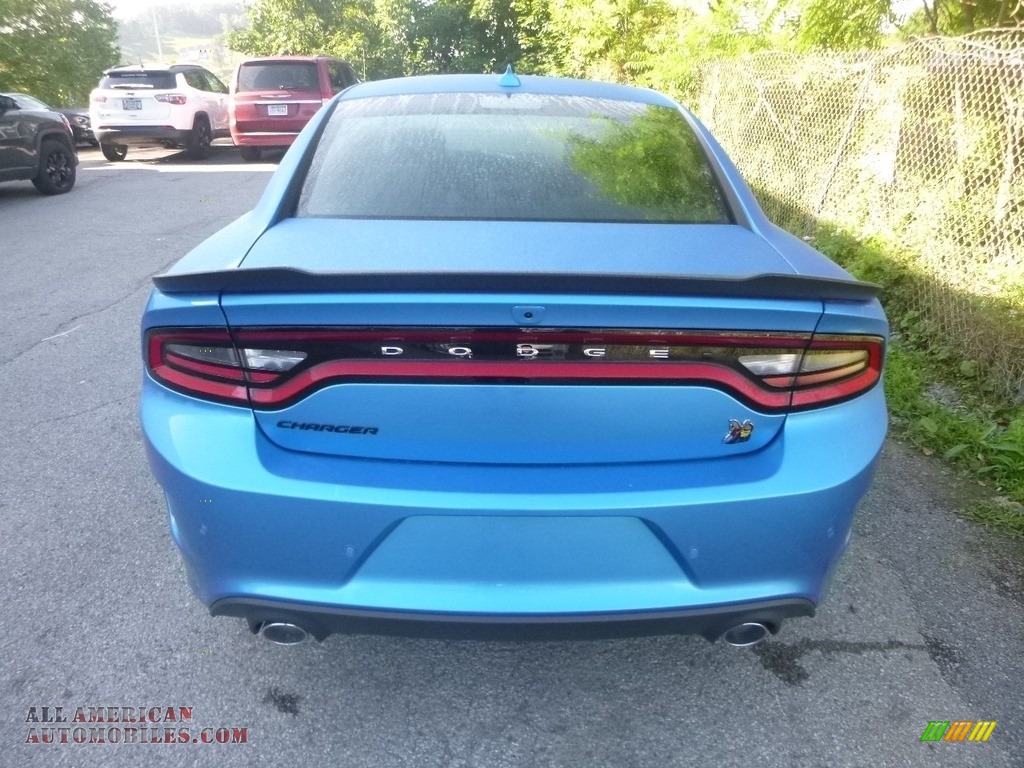 2019 Charger R/T Scat Pack - B5 Blue Pearl / Black photo #10