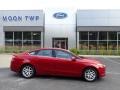 Ford Fusion SE Ruby Red Metallic photo #1