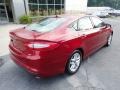 Ford Fusion SE Ruby Red Metallic photo #2