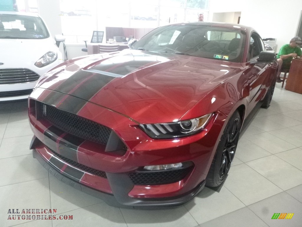 2019 Mustang Shelby GT350 - Ruby Red / GT350 Ebony Leather/Miko Suede photo #2