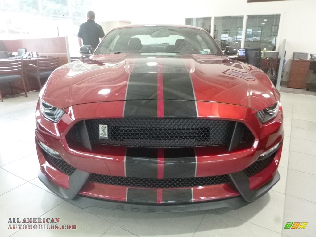 2019 Mustang Shelby GT350 - Ruby Red / GT350 Ebony Leather/Miko Suede photo #3
