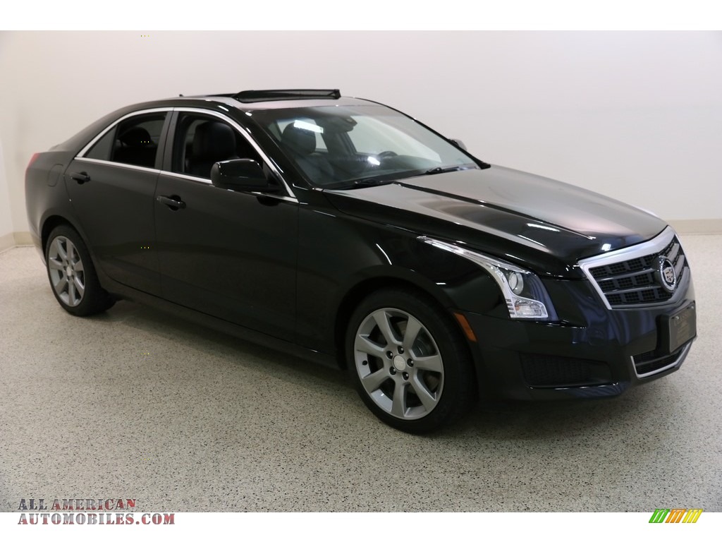 2013 ATS 2.0L Turbo AWD - Black Raven / Jet Black/Jet Black Accents photo #1