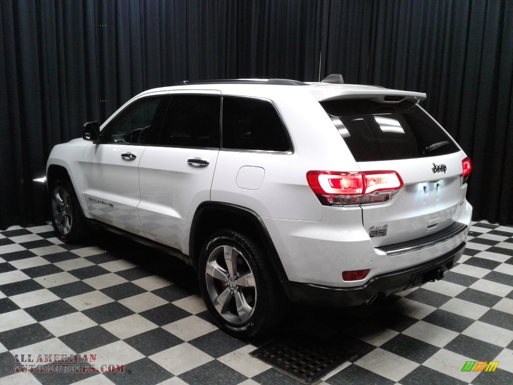 2014 Grand Cherokee Limited 4x4 - Bright White / New Zealand Black/Light Frost photo #8