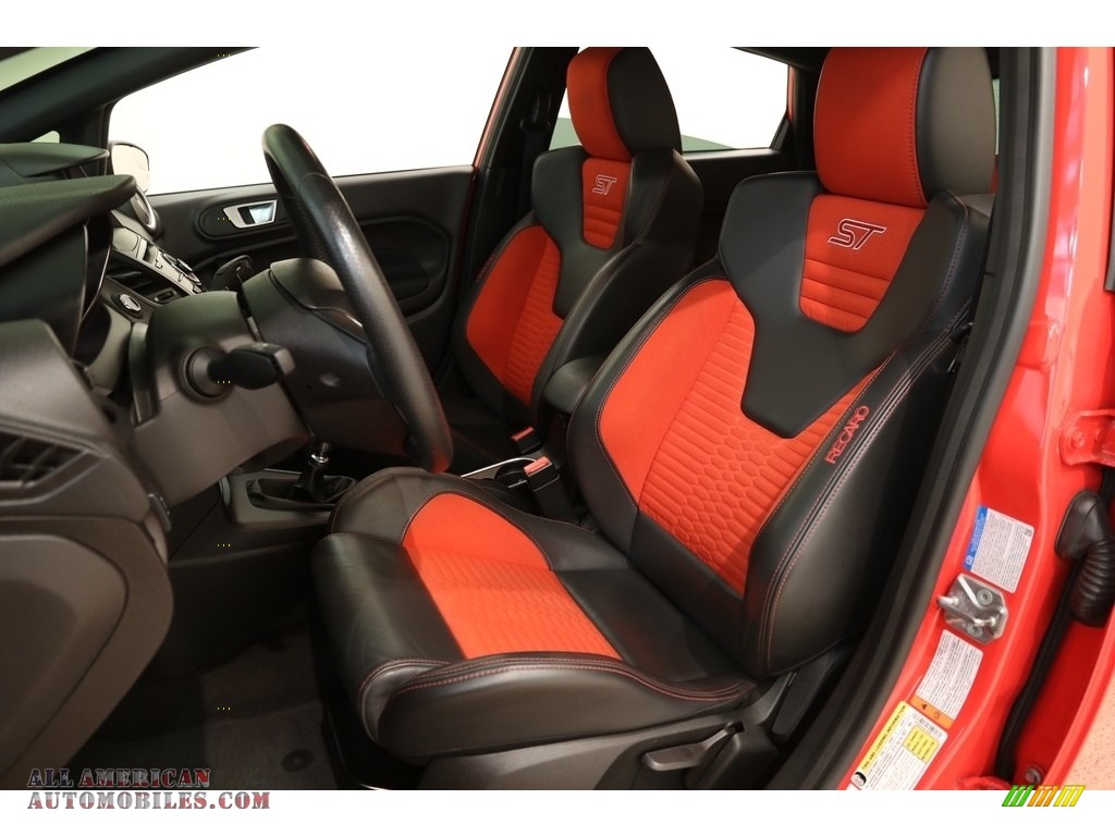 2016 Fiesta ST Hatchback - Molten Orange Metallic Tri-coat / ST Recaro Molten Orange photo #6