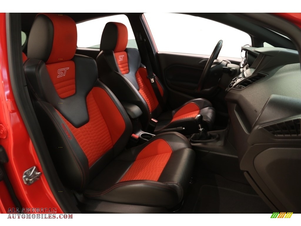 2016 Fiesta ST Hatchback - Molten Orange Metallic Tri-coat / ST Recaro Molten Orange photo #21