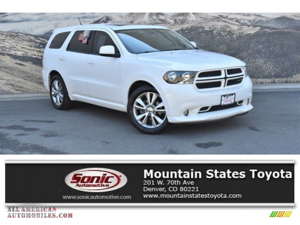 2011 Durango Heat - Stone White / Black photo #1