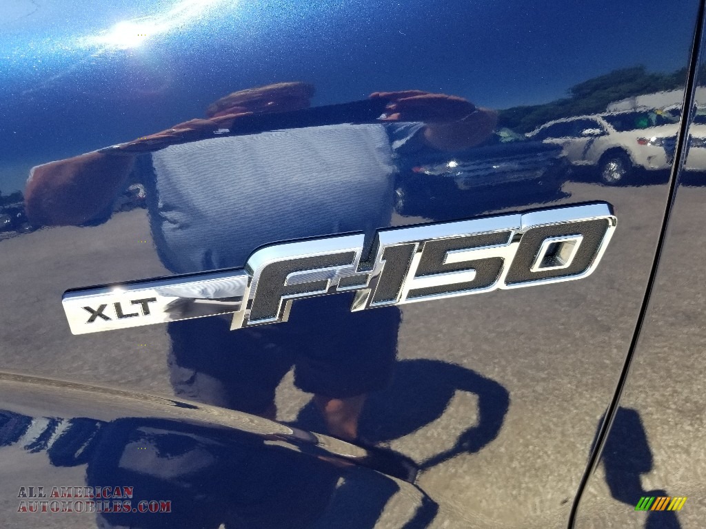 2012 F150 XLT SuperCab 4x4 - Blue Flame Metallic / Steel Gray photo #14