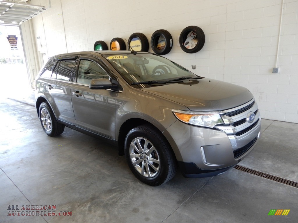 Mineral Gray / Charcoal Black Ford Edge Limited
