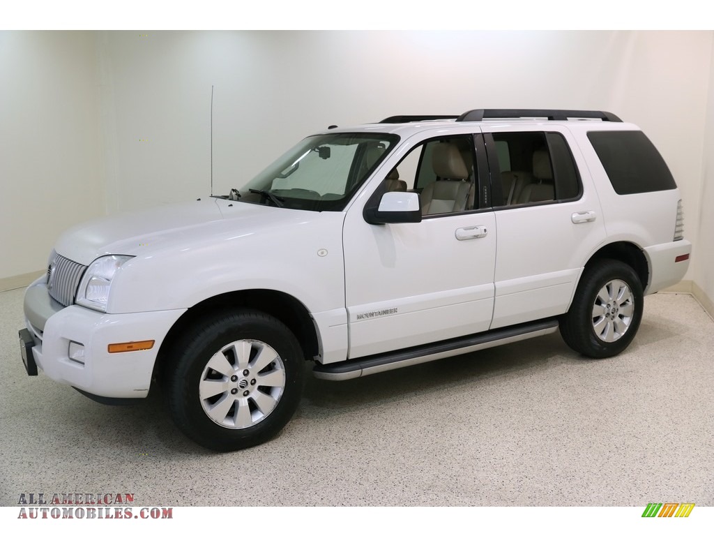 2010 Mountaineer V6 AWD - White Suede / Camel photo #3