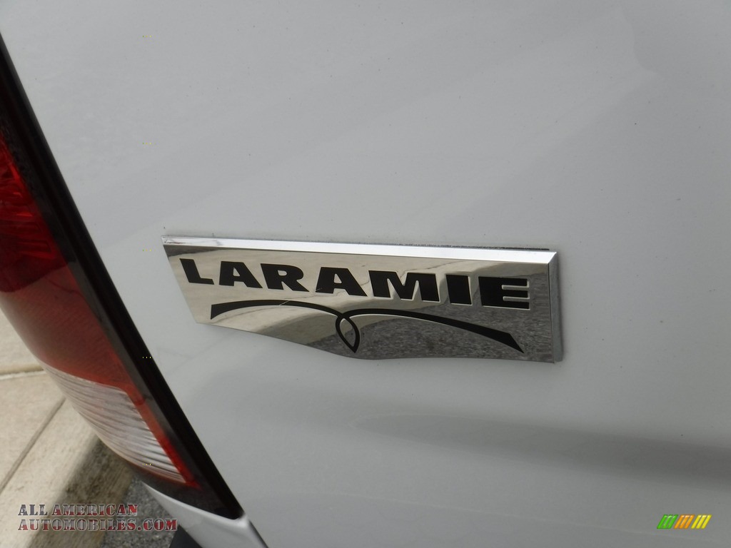 2012 Ram 1500 Laramie Crew Cab 4x4 - Bright White / Light Pebble Beige/Bark Brown photo #14