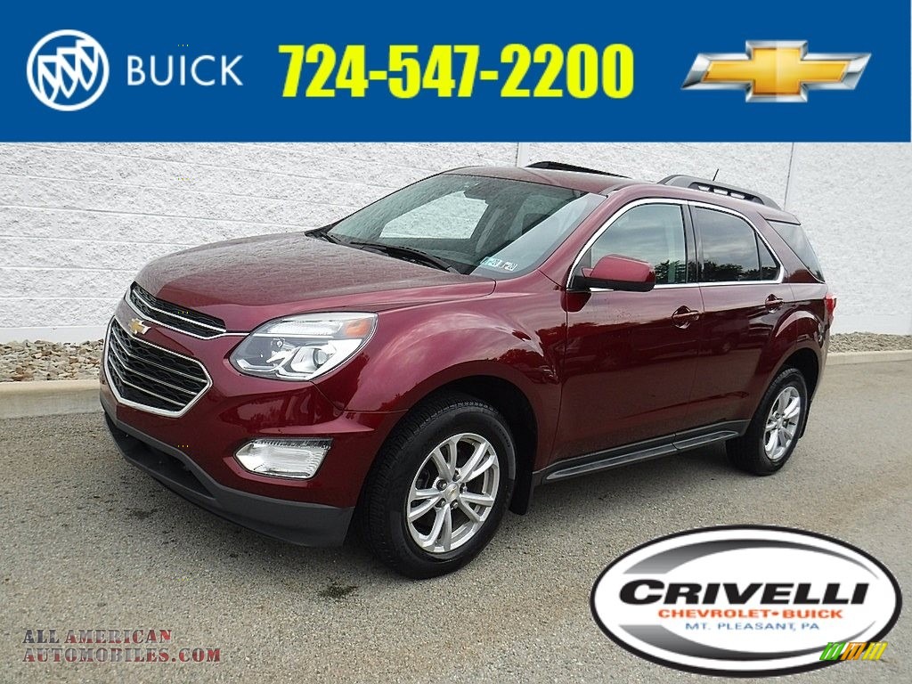 Siren Red Tintcoat / Jet Black Chevrolet Equinox LT AWD