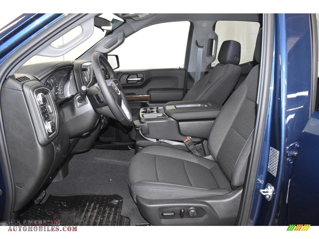2019 Sierra 1500 SLE Double Cab 4WD - Pacific Blue Metallic / Jet Black photo #6