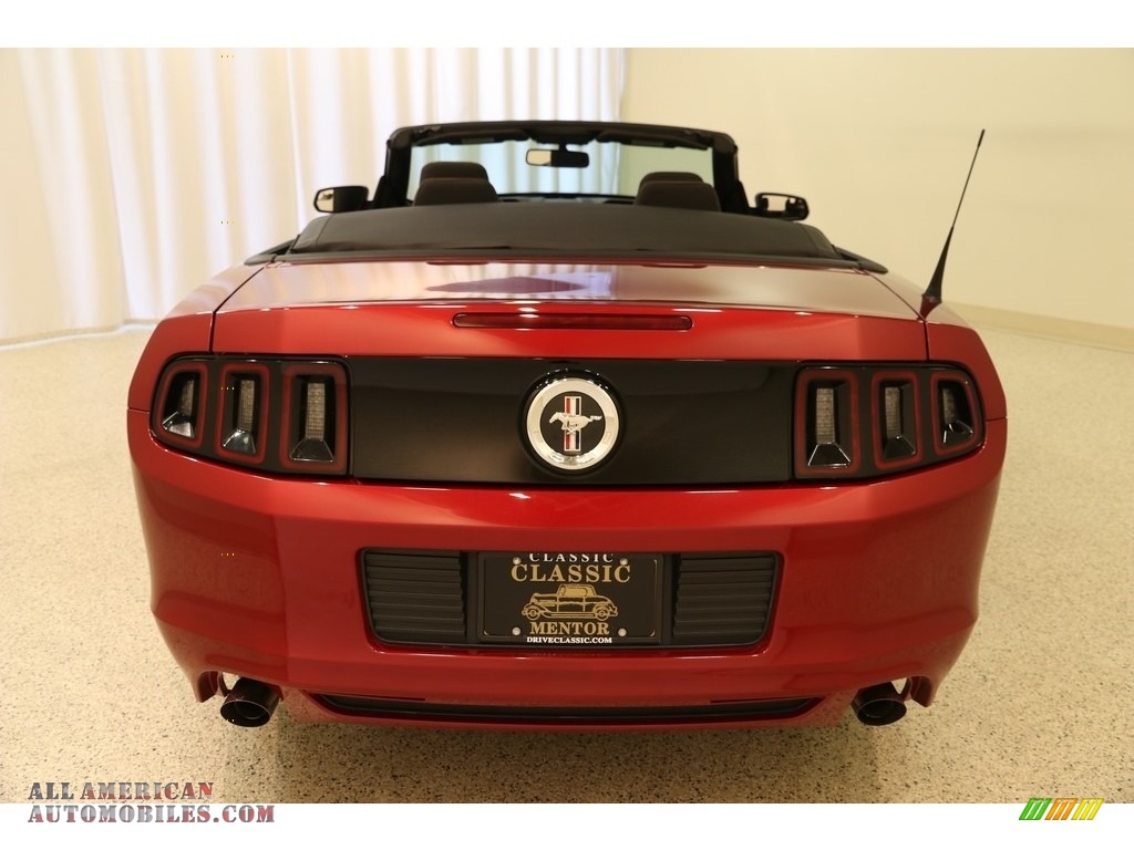 2014 Mustang V6 Convertible - Ruby Red / Charcoal Black photo #18