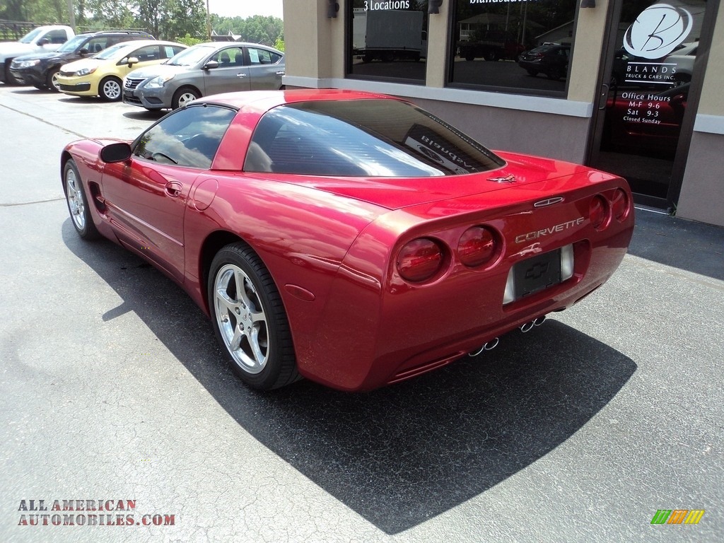 2004 Corvette Coupe - Magnetic Red Metallic / Black photo #3