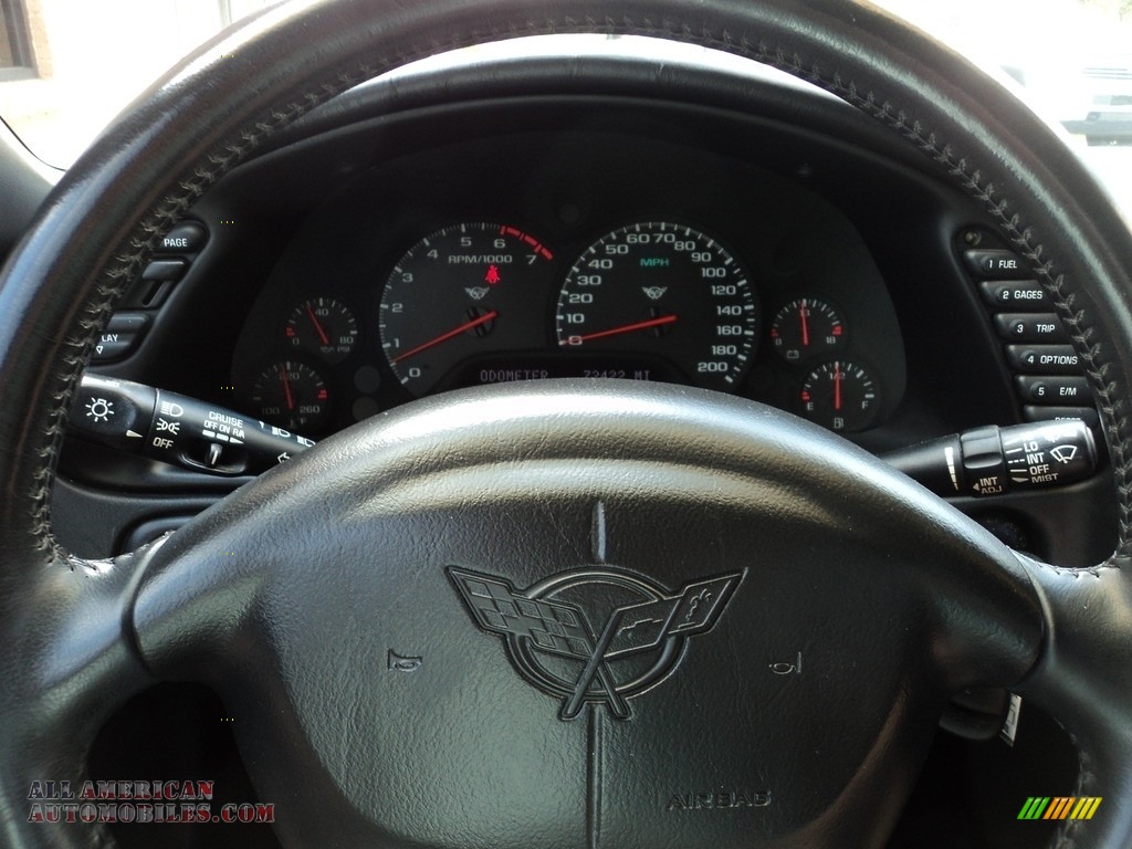 2004 Corvette Coupe - Magnetic Red Metallic / Black photo #11