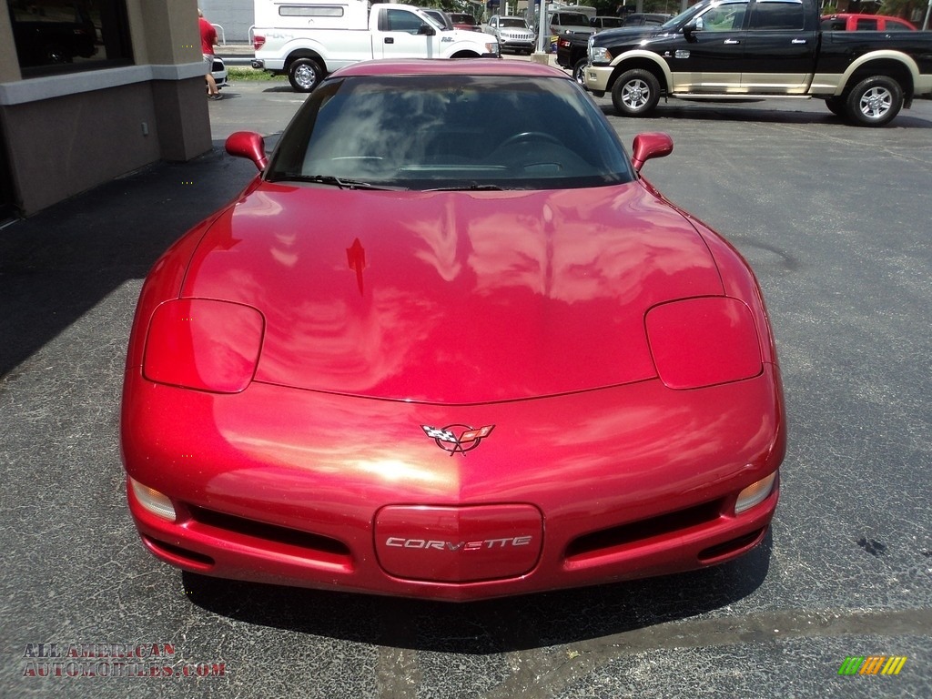 2004 Corvette Coupe - Magnetic Red Metallic / Black photo #19