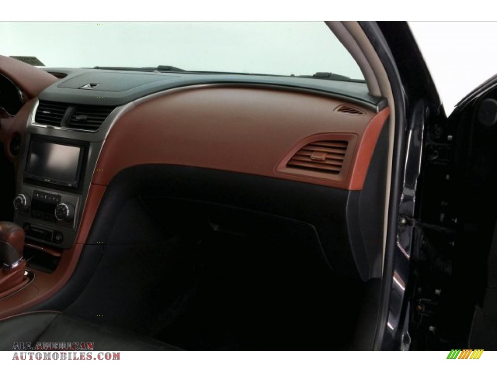 2008 Malibu LTZ Sedan - Black Granite Metallic / Ebony/Brick Red photo #27