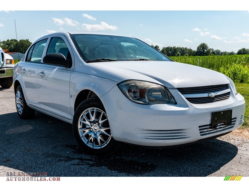 Summit White / Gray Chevrolet Cobalt LS Sedan