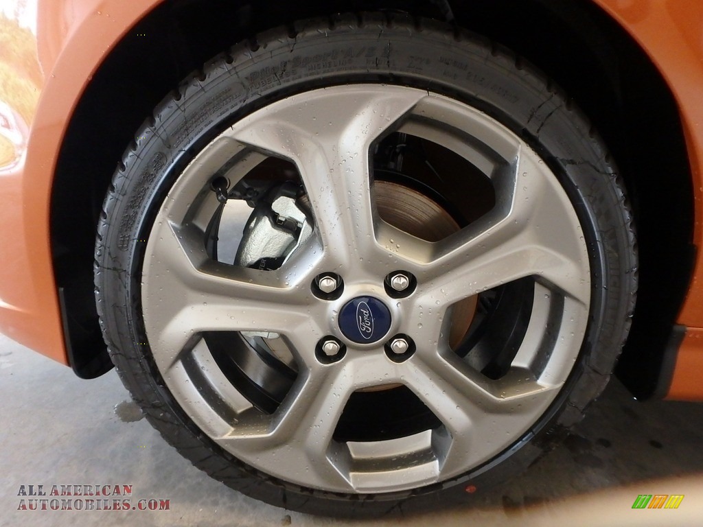 2019 Fiesta ST Hatchback - Orange Spice Metallic / Smoke Storm/Charcoal Recaro photo #6