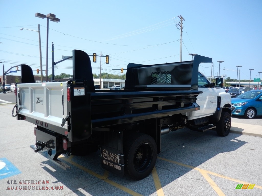 2019 Silverado 5500HD Work Truck Regular Cab Dump Truck - Summit White / Dark Ash/Jet Black photo #4