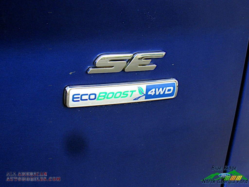 2013 Escape SE 1.6L EcoBoost 4WD - Deep Impact Blue Metallic / Charcoal Black photo #34